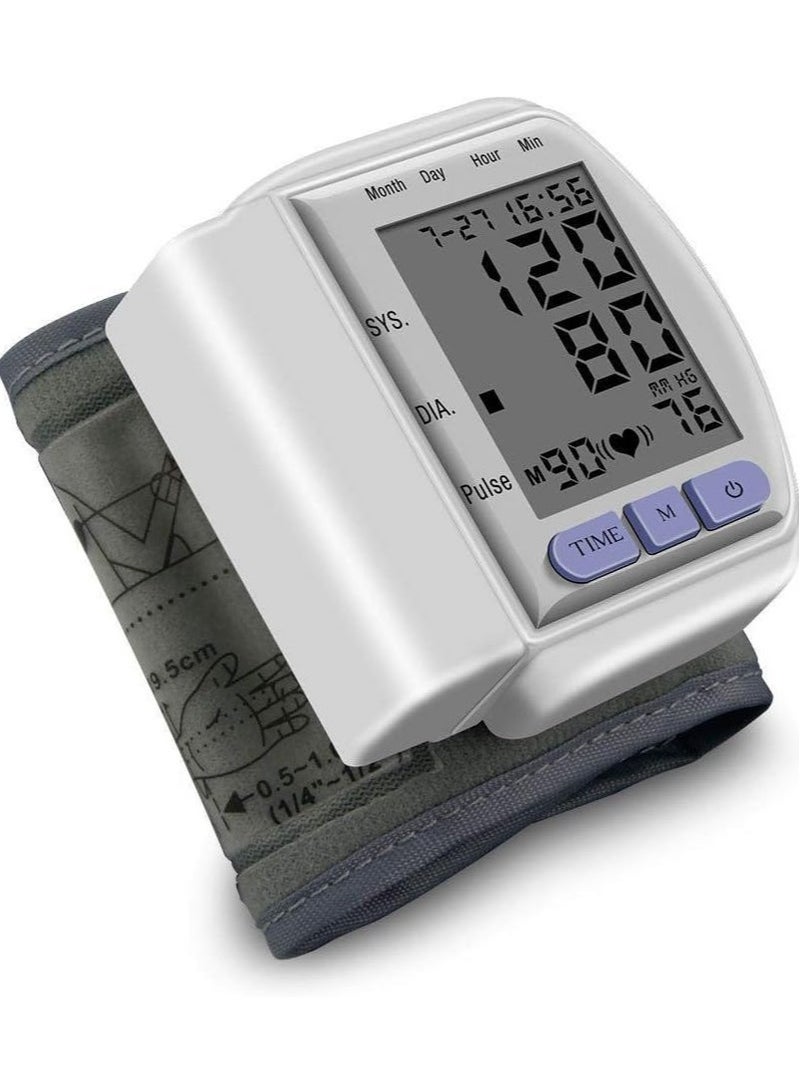 Wrist Electronic Blood Pressure Monitor - Battery Powered - Suitable for Home and on the Go - Image 2