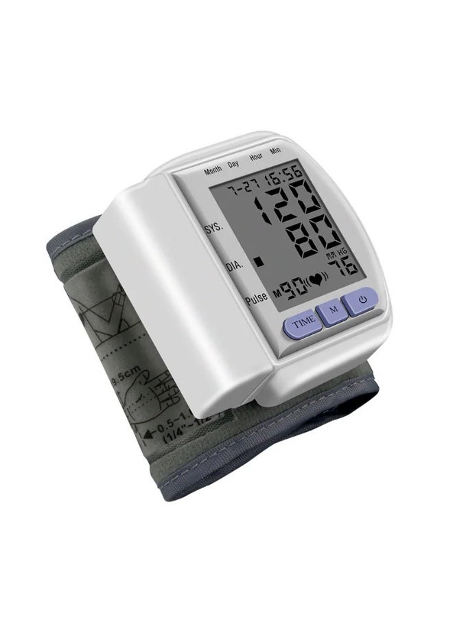 UBEdge Wrist Electronic Blood Pressure Monitor – Digital BP Machine Battery Powered, Portable Automatic Blood Pressure & Heart Rate Monitor for Home & Travel Use - Image 1