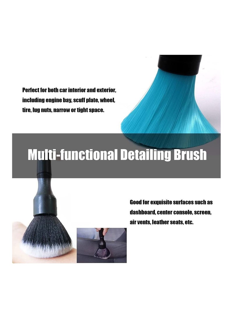 Generic 3Pack Detail Brush Kit for Car Motorcycle Automotive Cleaning Wheels Dashboard Interior Exterior Leather Air Vents - Image 2