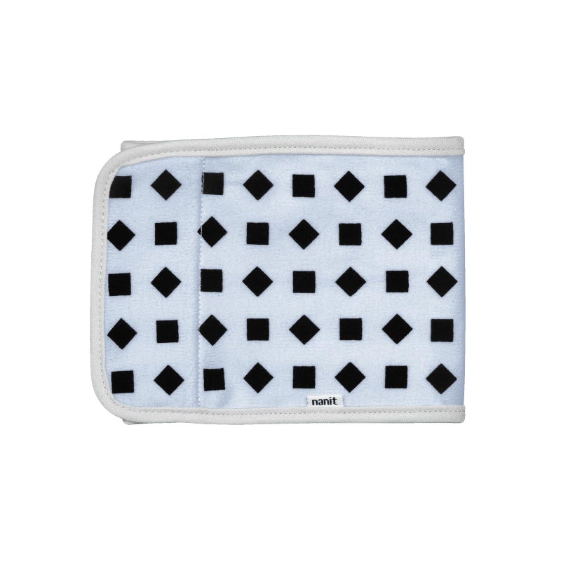 Nanit حزام تنفس نانيت 3-12 شهر أزرق باودر 100% قطن يعمل مع جهاز مراقبة الأطفال نانيت برو لتتبع حركة التنفس بدون مستشعرات يناسب الأطفال من 12.5-25.5 رطل