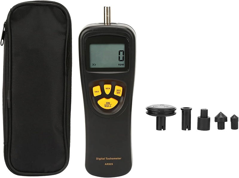 Wal front Digital Tachometer Motor Tachometer RPM Meter Tach Speedometer 0.5~19999RPM AR925 LCD Display - Image 1