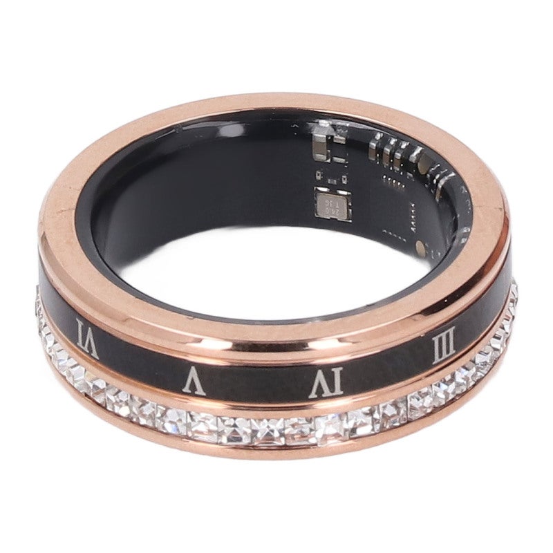 Smart Ring: Size 9 Ti Steel IP68 Waterproof - Magnetic Fast Charging Health Tracker for Outdoor Activities, Wedding Gifts and Daily Fitness Monitoring - Image 2