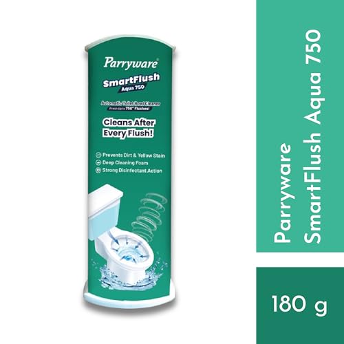 Parryware SmartFlush in-Cistern Automatic Toilet Bowl Cleaner - Aqua 500 (Fragrance Free) I PK of 1 I Lasts Upto 600* Flushes | 99.9% Disinfection | Cleans After Every flushes | FCSF0103 - Image 2