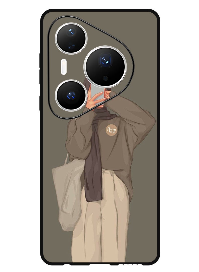 Theodor Case Compatible with Huawei Pura 80 Pro 6.8 Inch Protection Shockproof Bumper Cover Girl Taking Picture - Image 1