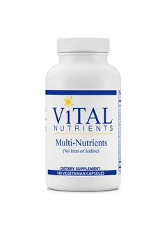 Multinutrients (No Iron Or Iodine) Comprehensive Daily Multivitamin/Mineral Formula With Potent Antioxidants For Women And Men 180 Vegetarian Capsules Per Bottle - pzsku/ZFE46ED141C74BC840CB4Z/45/_/1695133957/7359224e-52ef-4745-a5a1-7f367addf264