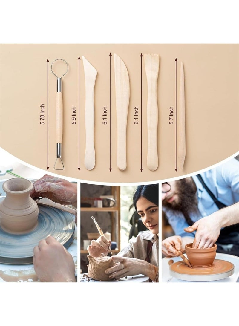 LIMOS Clay Tools Kit, 25 PCS Pottery Tools, Practical Polymer Clay Sculpting Tools Kit, Air Dry Clay Tool Set for Adults &Kids, Baking, Carving, Drawing, Dotting, Molding, Painting - Image 2