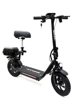 RALLY BICYCLE Scooter model RALLY-B7-BOX, Recommended for adults, 48V 10AH litthium battery, Maximum riding distance is 30km, Maximum speed is 35km/h, Black color  - Image 1