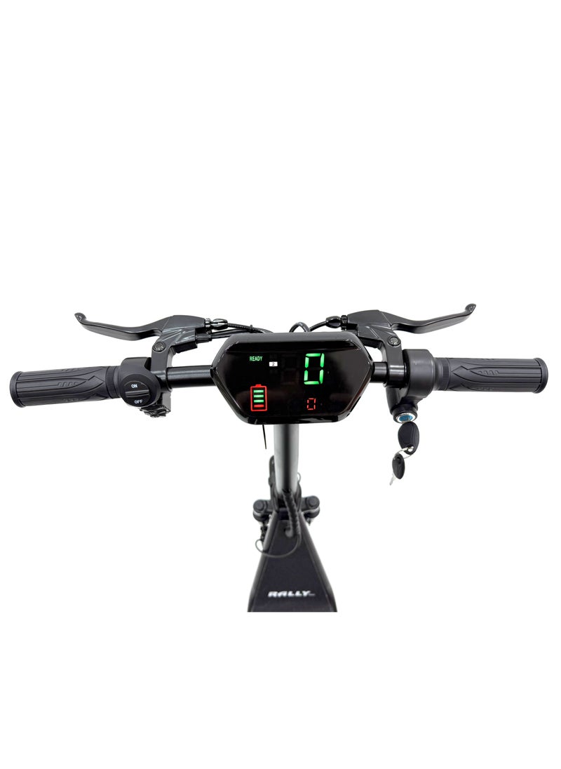 RALLY BICYCLE - Scooter model RALLY-B7-BOX, Recommended for adults, 48V 10AH litthium battery, Maximum riding distance is 30km, Maximum speed is 35km/h, Black color - Image 1