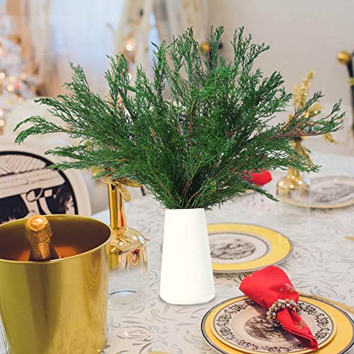 Tavkite 4OZ Preserved Real Pine Leaves Branches -17'' Natural Greenery Plants Twigs Stems Pine Needles Evergreen Picks for Garland Wreath Xmas Wedding Home Party Decor Indoor Outdoor Decoration - Image 5