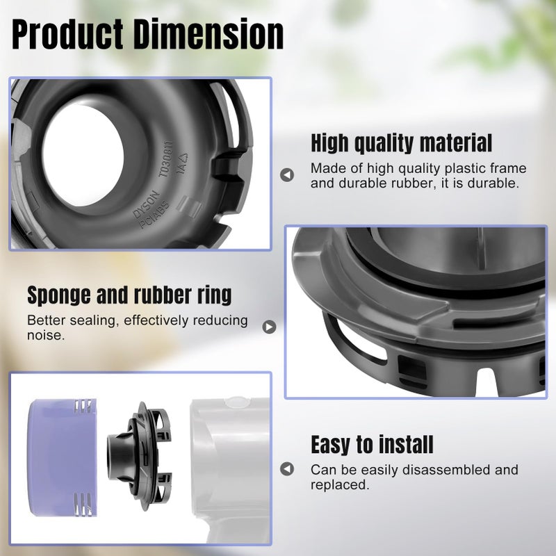 Chuancheng غطاء خلفي للمحرك بديل لمكنسة دايسون V7 V8 ملحقات - Image 4