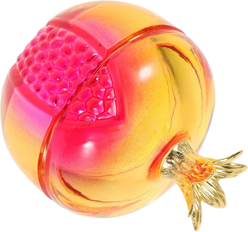 PRETYZOOM Nail Dappen Dish with Lid Elegant Pomegranate Design for Nail Art Mixing Multifunctional Container for Powders and Jewelry Storage - Image 1
