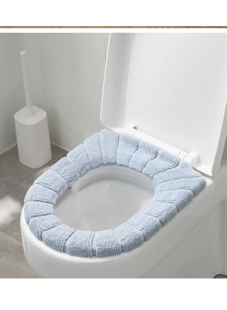NIBEMINENT Toilet seat cover toilet seat cushion elastic washable household toilet seat mat 
