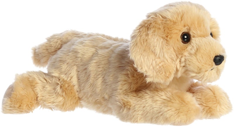 AuroraÂ® Adorable Flopsieâ„¢ Goldieâ„¢ Stuffed Animal - Used to Create Imaginative Play Adventures - Perfect for Birthdays, Kids and Adults, All Ages - Brown 12 Inches - Image 1