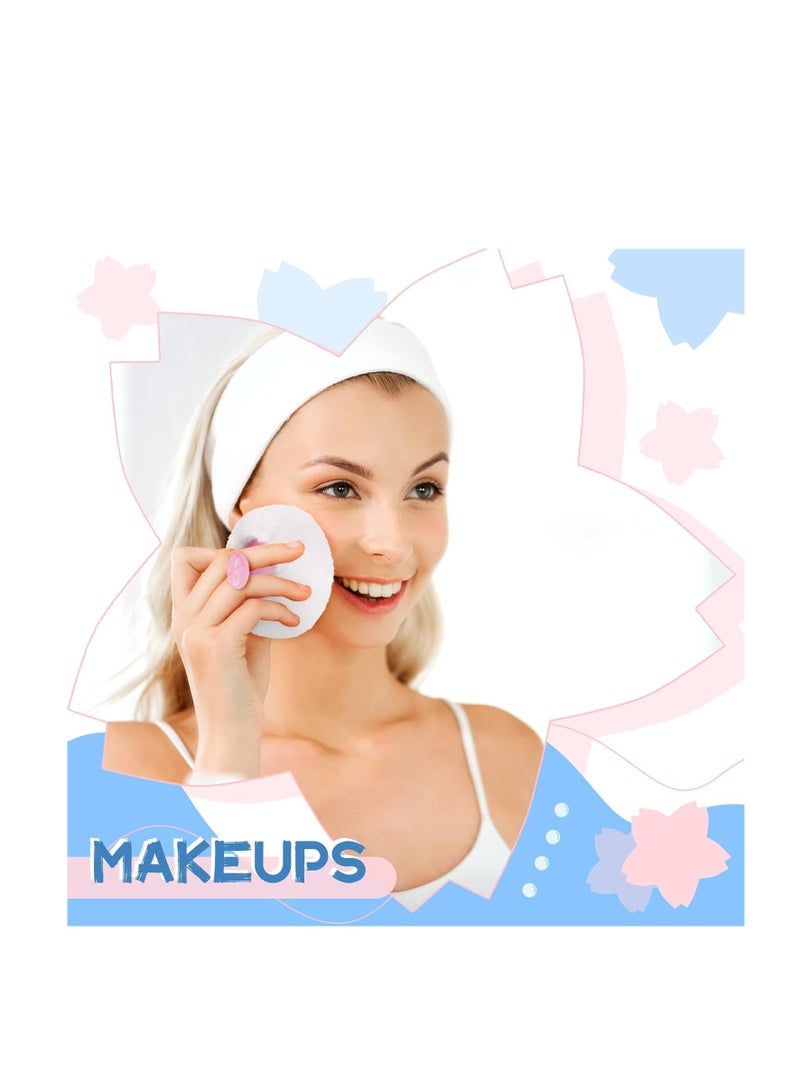 KASTWAVE 4 Pieces Body Powder Puff and Container, Portable Powder Container for Body Powder, Empty Powder Case for Women's Loose Powder for Travel, Bath and Beach - Image 5