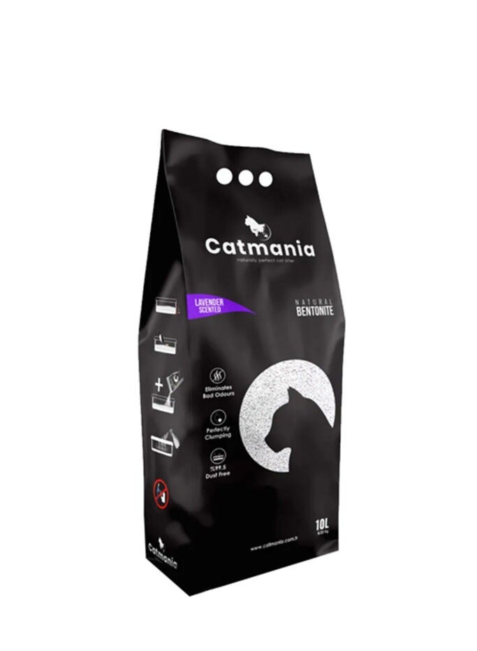 كاتمانيا رمل قطط متكتلة من كاتمانيا برائحة اللافندر سعة 10 لتر