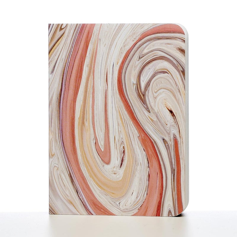 FACTOR NOTES دفتر رسم: بحجم جيب A6، سطح متوسط محبب 120 GSM (أصداف البحر) - Image 1