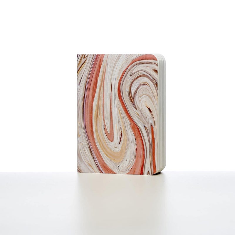 FACTOR NOTES دفتر رسم: بحجم جيب A6، سطح متوسط محبب 120 GSM (أصداف البحر) - Image 4