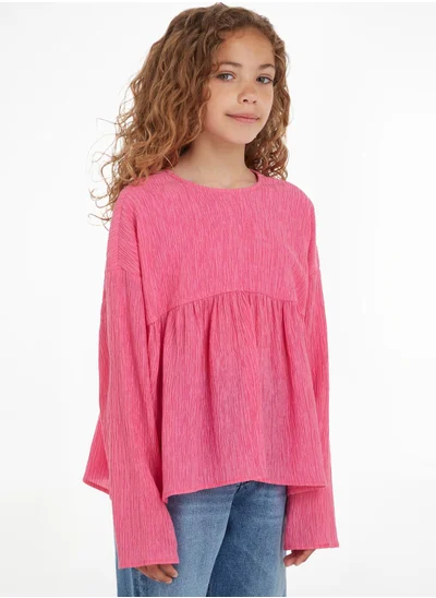 Calvin Klein Jeans Kids Crinkle Top