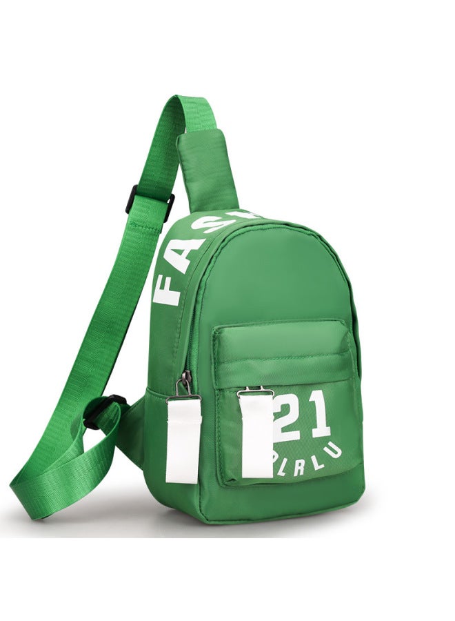 Children's Chest Bag Boys' Cartoon Crossbody Bag Outdoor Travel Small Backpack Boys' Travel Shoulder Bag-Colour:Black  - Image 3
