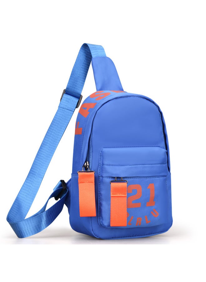Children's Chest Bag Boys' Cartoon Crossbody Bag Outdoor Travel Small Backpack Boys' Travel Shoulder Bag-Colour:Black  - Image 5