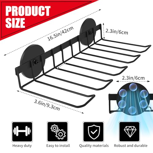 joaoxoko Heavy Duty Magnetic Power Tool Organizer,Drill Holder Wall Mount,50 lb Garage Storage Utility Storage Thickened Drill Rack for Dewalt Milwaukee Ryobi Cordless Tool - Image 2