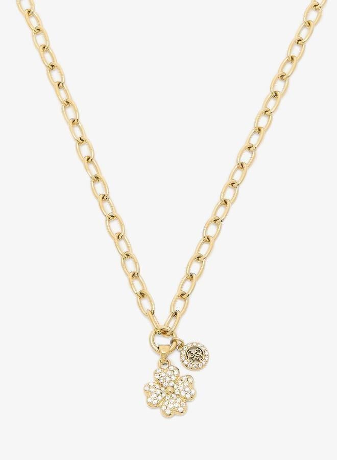 GUESS Lucky Charm Pave Necklace - Image 1