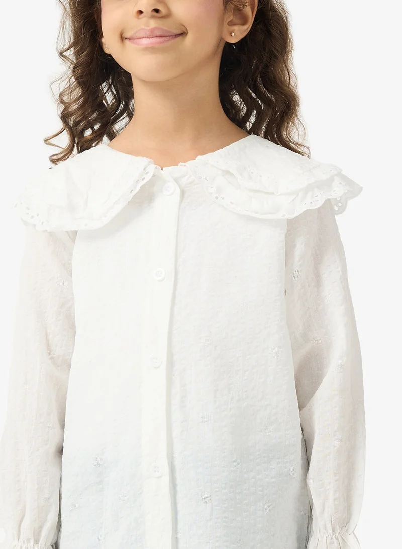 بنياتا قميص بأكمام طويلة