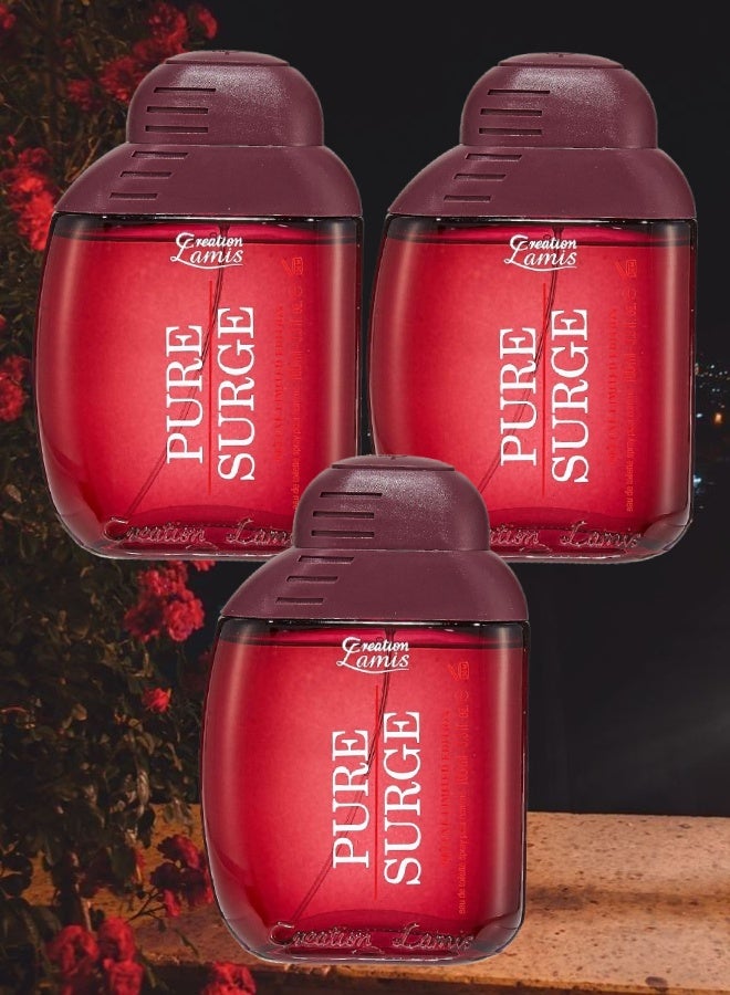 Creation Lamis 3 Pieces Pure Surge Perfume 100ML - Image 1