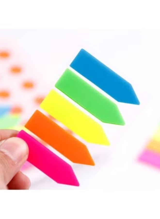 M&G 125 Sheets File Organization Sticky Tabs – Self-Adhesive Color Index Labels, 5 Assorted Colors, 45 × 12mm Page Markers for Document Classification, Note Organization, Filing Systems, Study and Office Use - Image 5