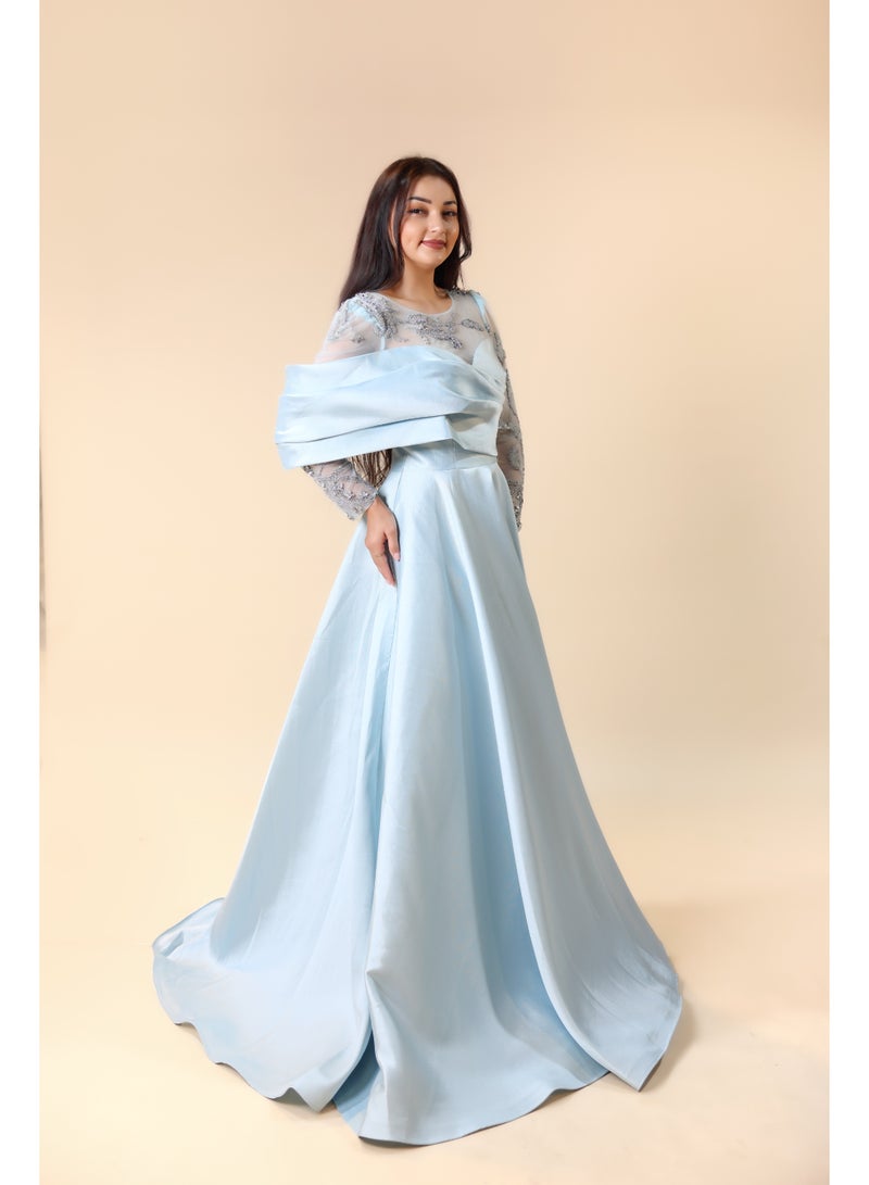 FAIZ COUTURE Elegant Gown with Intricate Beadwork and Flattering Silhouettes for Your Special Occasion - Image 2