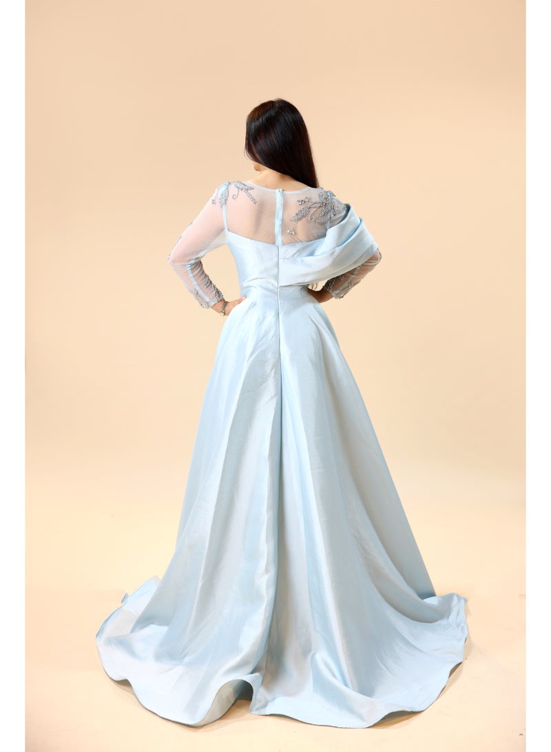 FAIZ COUTURE Elegant Gown with Intricate Beadwork and Flattering Silhouettes for Your Special Occasion - Image 3