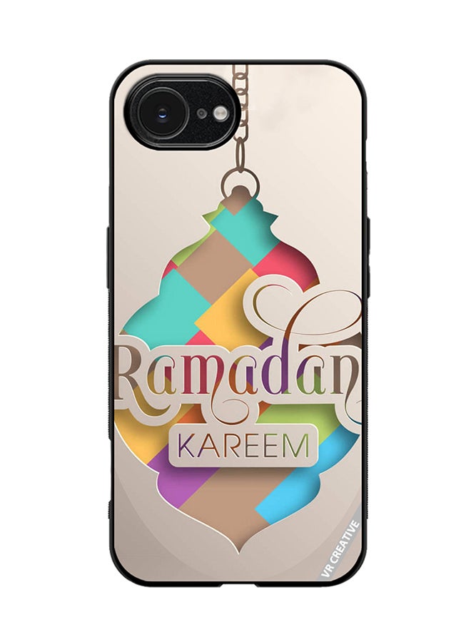 Protective Case Cover For Apple iPhone 16e Ramadan Kareem Design Multicolour