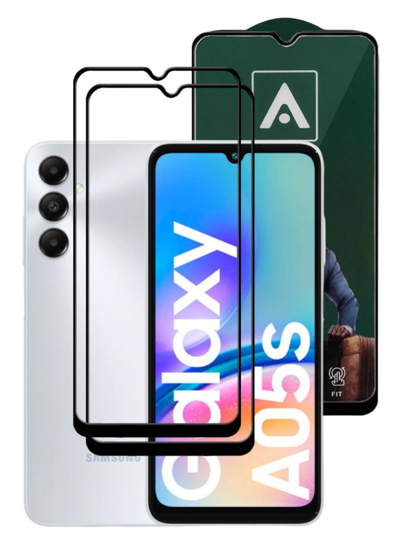 ACLIX 2 Pieces Antistatic ESD Dustproof Premium Quality High Definition Tempered Glass Screen Protector Designed For Samsung Galaxy A05s - Image 1