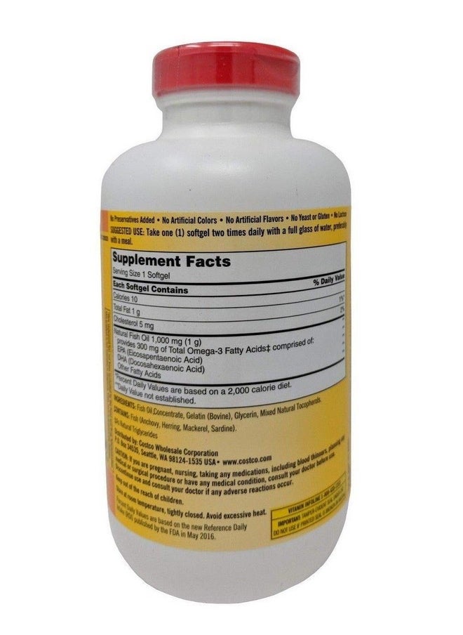 Kirkland Signature Fish Oil 1000Mg 400 Count  - Image 3