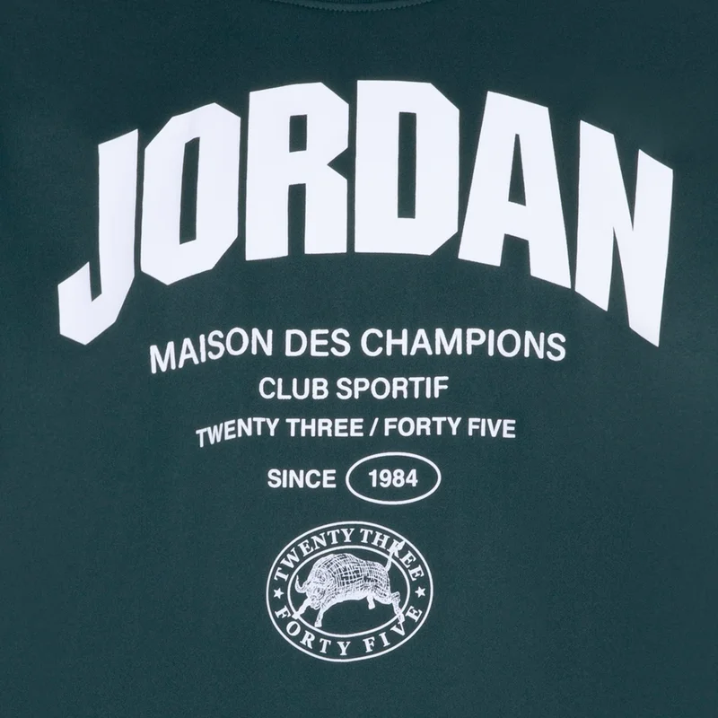 Jordan Green Kids' Dri-FIT Des Champions T-Shirt  | Best Price UAE