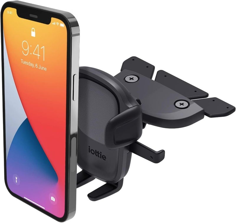 iOttie Easy One Touch 5 Cd Slot Car Mount Phone Holder For Iphone, Samsung, Moto, Huawei, Nokia, Lg, Smartphones - Image 1