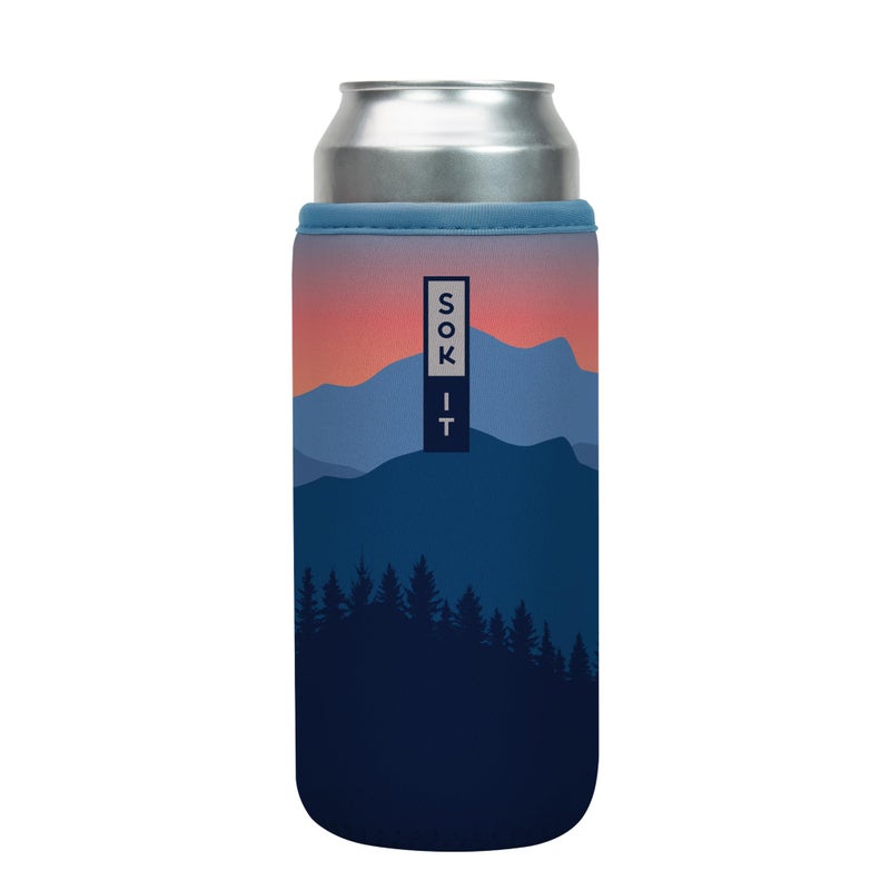 Sok It Can Sok Sleeve for Beer & Soda Insulated Neoprene Cover (Blue Ridge  25oz Can Sleeve) - Image 1