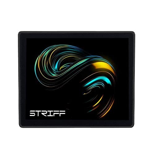 STRIFF Mpad Mouse Mat 230X190X3mm Gaming Mouse Pad, Non-Slip Rubber Base, Waterproof Surface, Premium-Textured, Compatible with Laser and Optical Mice(Universe Black) - Image 1
