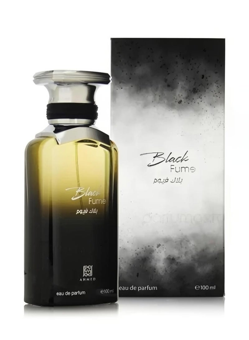 Ahmed Al Maghribi Black Fume Eau de Parfum 100ml by Ahmed Al Maghribi – Smoky Woody Amber Fragrance - Image 1
