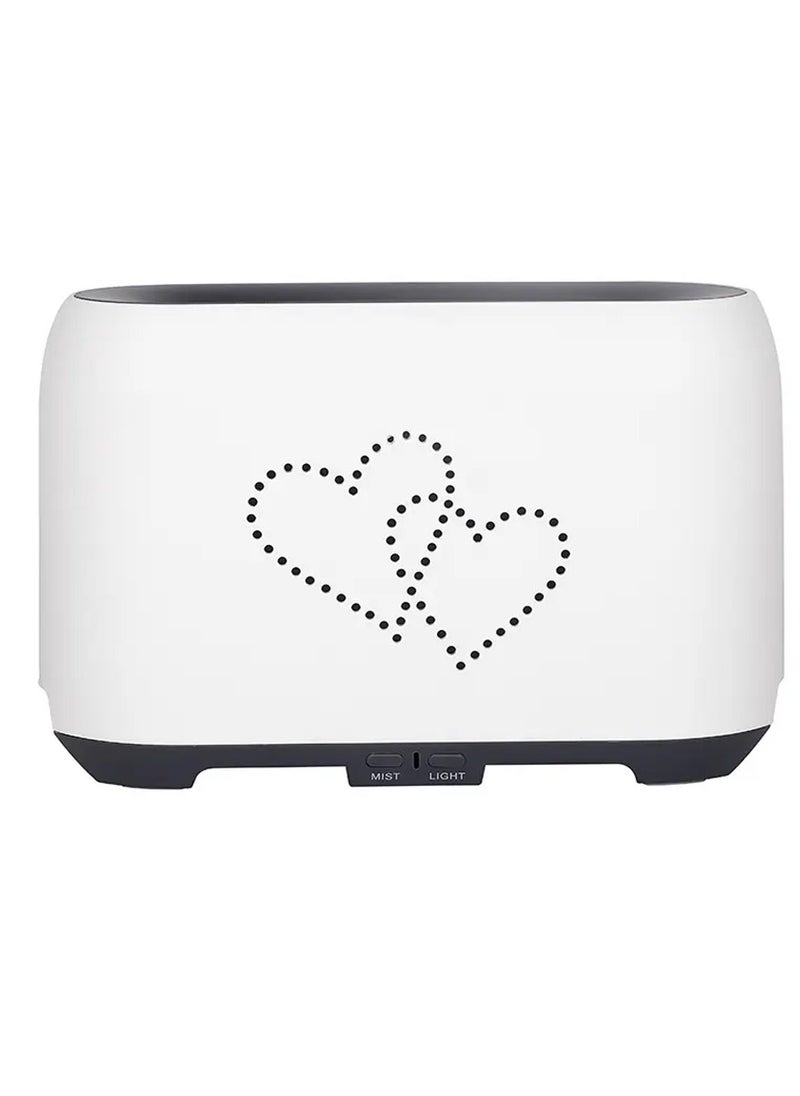 FEND Fend Fragrant Oil Diffuser Large Capacity Simulation Flame Upgrade Mist Air Humidifier White  - Image 2