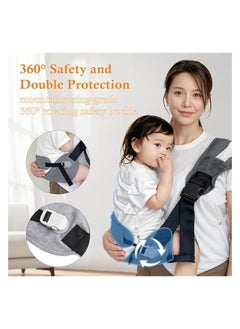 erorex Portable Toddler Carrier, Baby Carrier Newborn to Toddler-Adjustable Baby Sling Carrier,Toddler Carrier for 25-60lbs,Comfortable Toddler Sling for Hands-Free Carrying  - Image 3