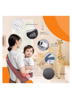 erorex Portable Toddler Carrier, Baby Carrier Newborn to Toddler-Adjustable Baby Sling Carrier,Toddler Carrier for 25-60lbs,Comfortable Toddler Sling for Hands-Free Carrying  - Image 4