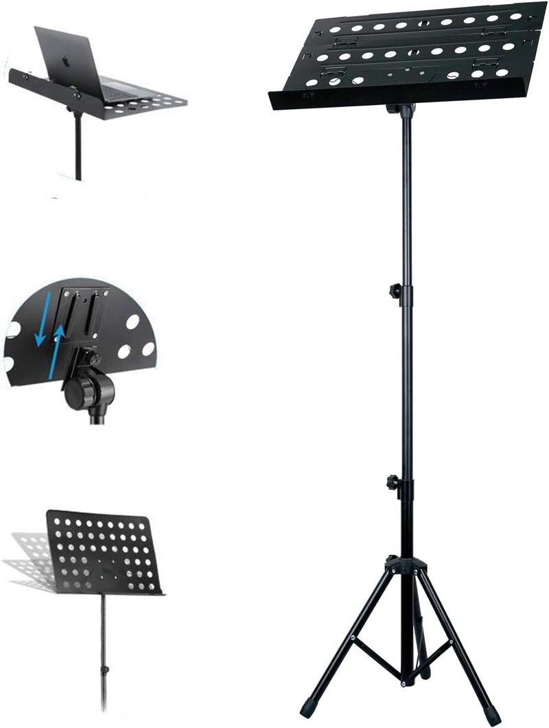 Kadence Small apartment fit Nk09f Professional Notation Stand Foldable Music Sheet Holder With 2-step Adjustable Height And Travel Pouch (K-NSTD-NK09F) Local licensed courier - Image 3