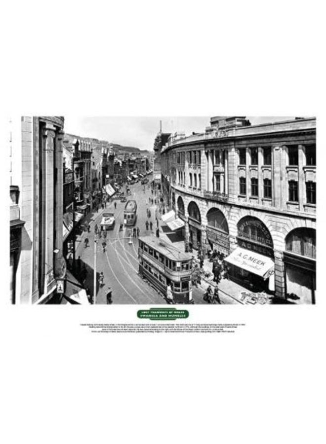 Lost Tramways of Wales Poster - Castle Street, Swansea 