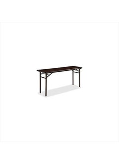 Folding Banquet Table, 61" Height X 15" Width X 15" Length, Mahogany