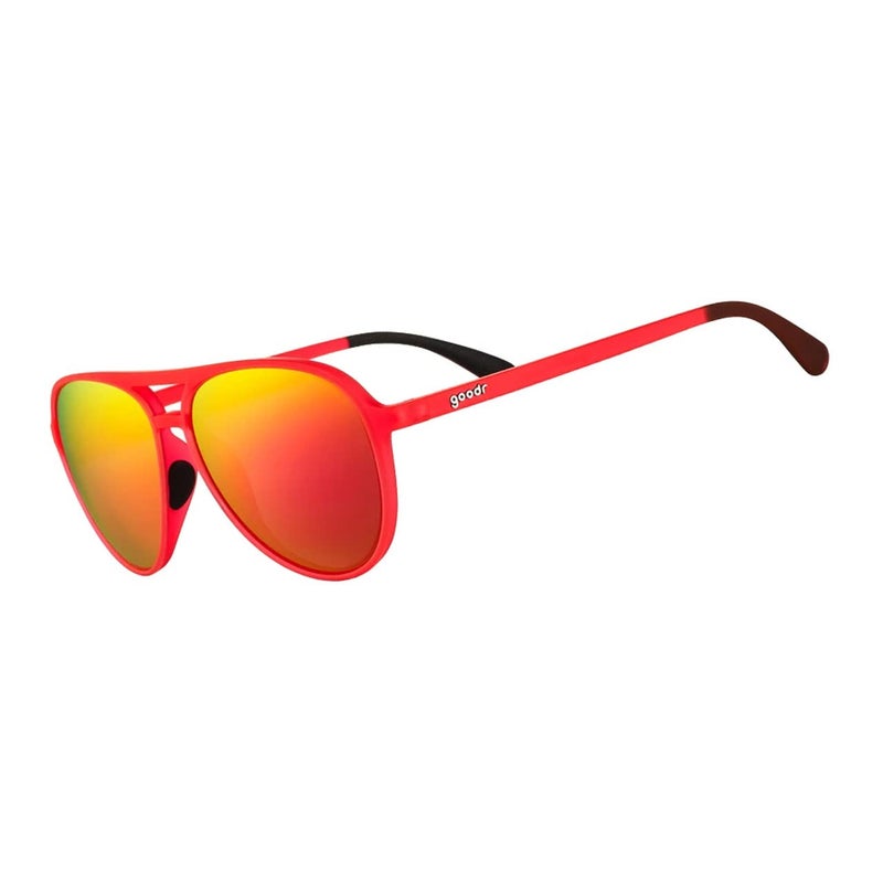 Goodr Sunglasses - Captain Blunt's Red-Eye - Image 1