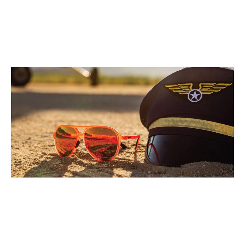 Goodr Sunglasses - Captain Blunt's Red-Eye - Image 3