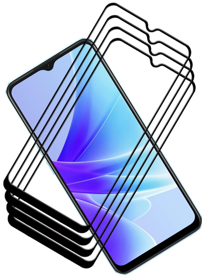 ACLIX 4 Pieces Antistatic ESD Dustproof Premium Quality High Definition Tempered Glass Screen Protector Designed For Oppo A77 4G - Image 1