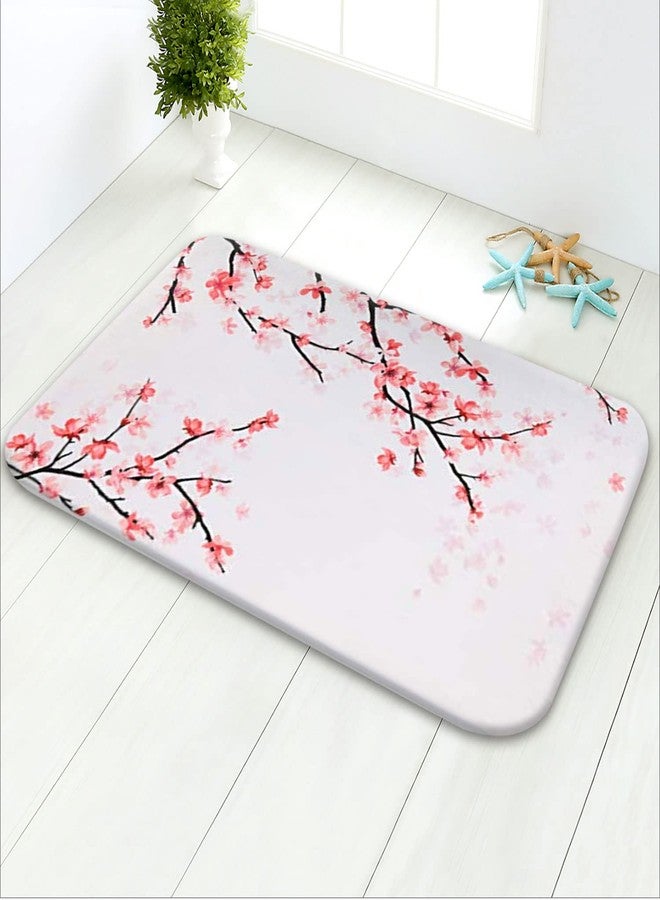 LIVILAN حصيرة استحمام زهرية وردية من ليفيلان، 24''X16'' للحمام - Image 1