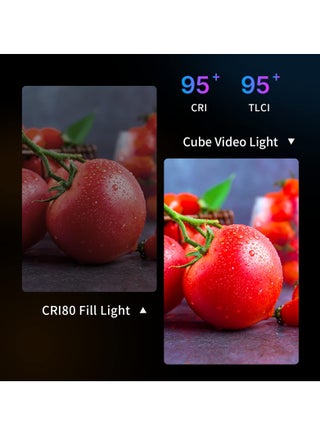 مصباح فيديو ULANZI VL49 Pro RGB، كاميرا LED صغيرة قابلة للشحن قابلة للشحن 360 درجة محمولة بالألوان الكاملة، 2500-9000K مصباح لوحة LED قابل للتعتيم مع شاشة LCD، إضاءة تصوير فوتوغرافي تدعم الجذب المغناطيسي - view 4